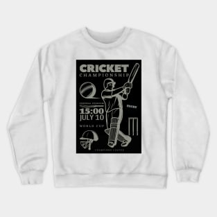 Cricket player Crewneck Sweatshirt